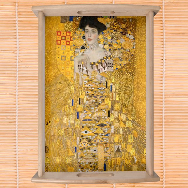 Gustav Klimt - Portrait of Adele Bloch-Bauer I Serving Tray (Creator Uploaded)