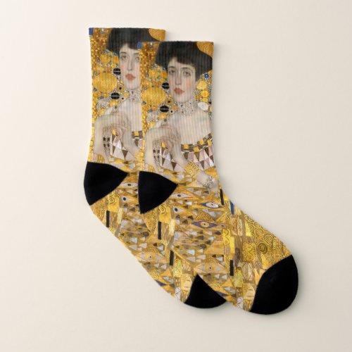 Gustav Klimt _ Portrait of Adele Bloch_Bauer I Socks