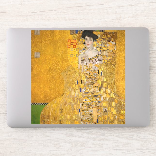 Gustav Klimt - Portrait of Adele Bloch-Bauer I Sticker (Computer)