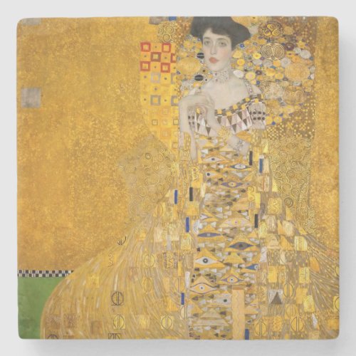 Gustav Klimt _ Portrait of Adele Bloch_Bauer I Stone Coaster