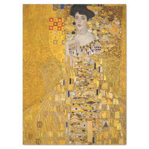 Gustav Klimt _ Portrait of Adele Bloch_Bauer I Tissue Paper
