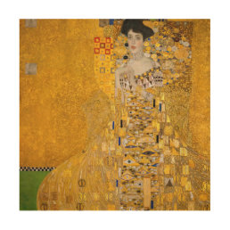 Gustav Klimt - Portrait of Adele Bloch-Bauer I Wood Wall Art