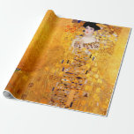Gustav Klimt Portrait of Adele Bloch-Bauer I Wrapping Paper<br><div class="desc">Gustav Klimt Portrait of Adele Bloch-Bauer I Wrapping Paper</div>