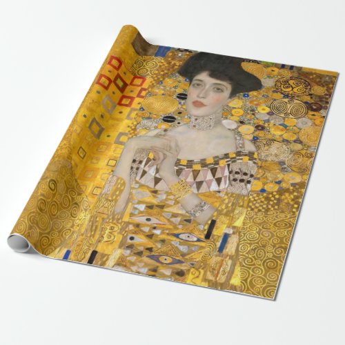 Gustav Klimt _ Portrait of Adele Bloch_Bauer I Wrapping Paper