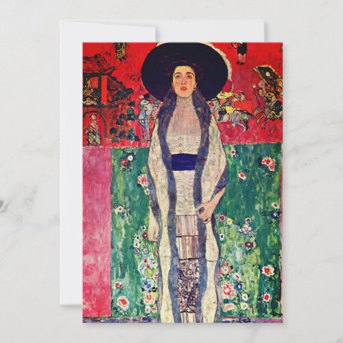 Gustav Klimt Portrait of Adele Bloch_Bauer II Announcement