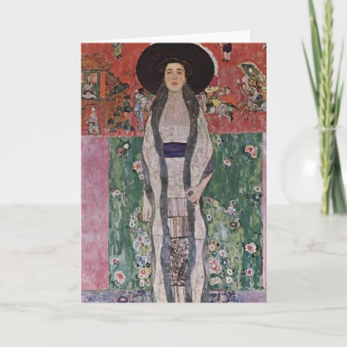 Gustav Klimt Portrait of Adele Bloch_Bauer II Card