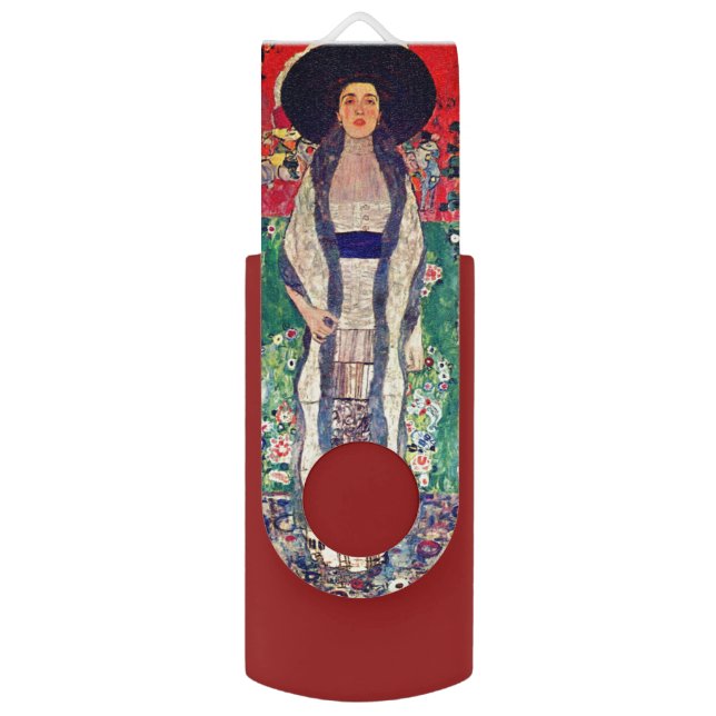 Gustav Klimt Portrait of Adele Bloch-Bauer II Flash Drive (Front Vertical)