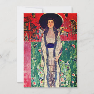Gustav Klimt Portrait of Adele Bloch-Bauer II Invitation