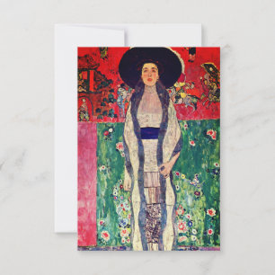 Gustav Klimt Portrait of Adele Bloch-Bauer II Invitation