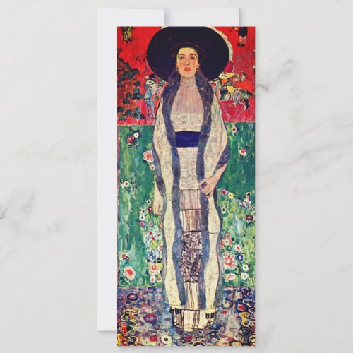 Gustav Klimt Portrait of Adele Bloch_Bauer II Invitation