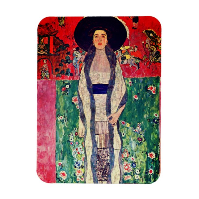 Gustav Klimt Portrait of Adele Bloch-Bauer II Magnet (Vertical)