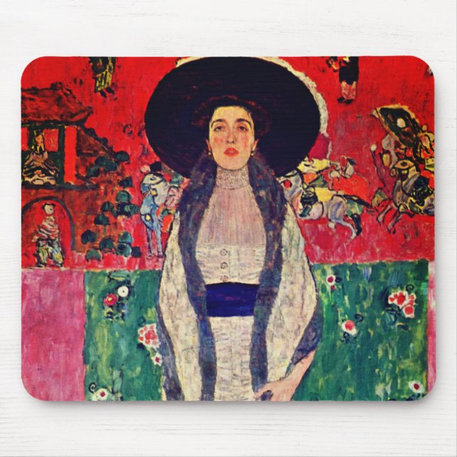 Gustav Klimt Portrait of Adele Bloch-Bauer II Mouse Pad (Front)