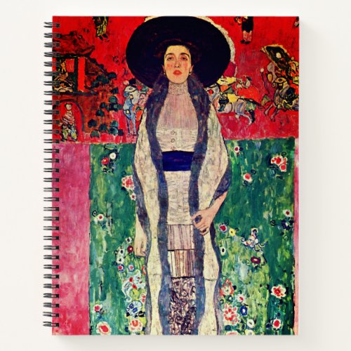 Gustav Klimt Portrait of Adele Bloch_Bauer II Notebook