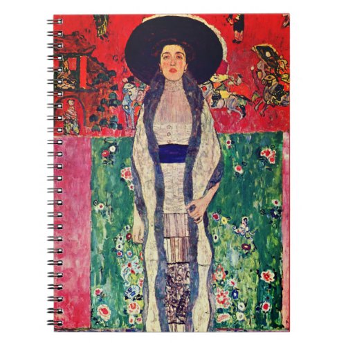 Gustav Klimt Portrait of Adele Bloch_Bauer II Notebook