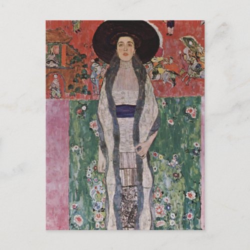 Gustav Klimt Portrait of Adele Bloch_Bauer II Postcard