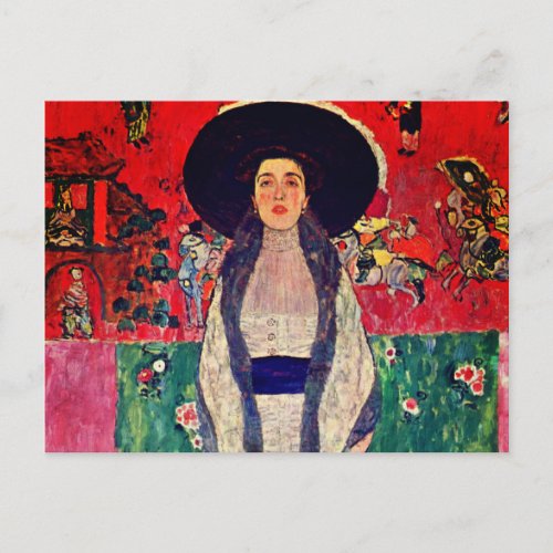 Gustav Klimt Portrait of Adele Bloch_Bauer II Postcard