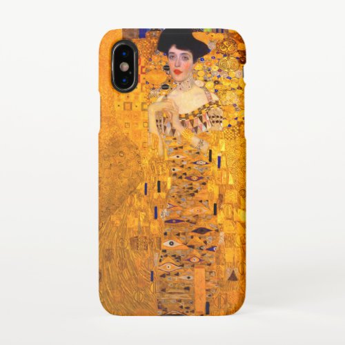 Gustav Klimt Portrait of Adele Bloch Bauer iPhone X Case