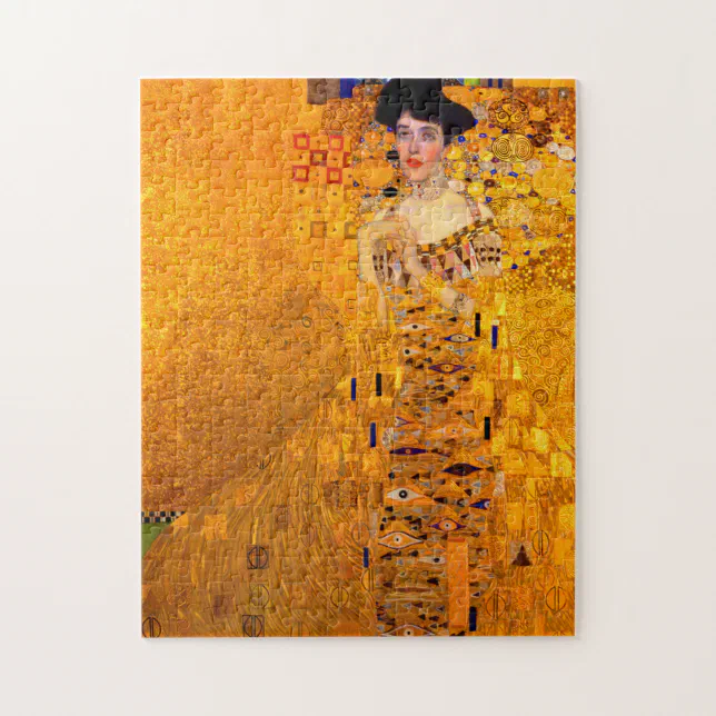 Gustav Klimt Portrait of Adele Bloch Bauer Jigsaw Puzzle | Zazzle