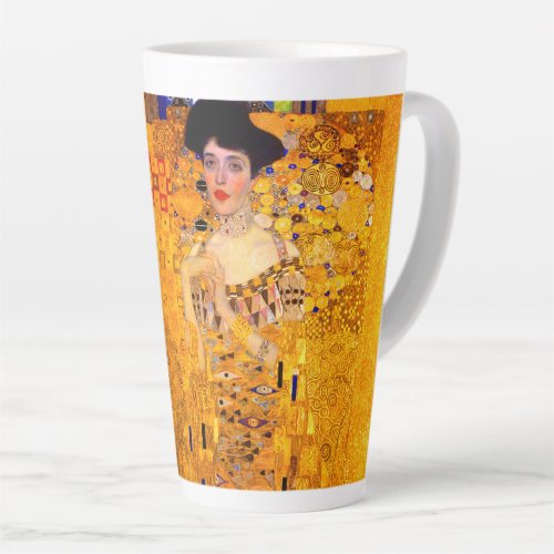 Gustav Klimt Portrait of Adele Bloch Bauer Latte Mug