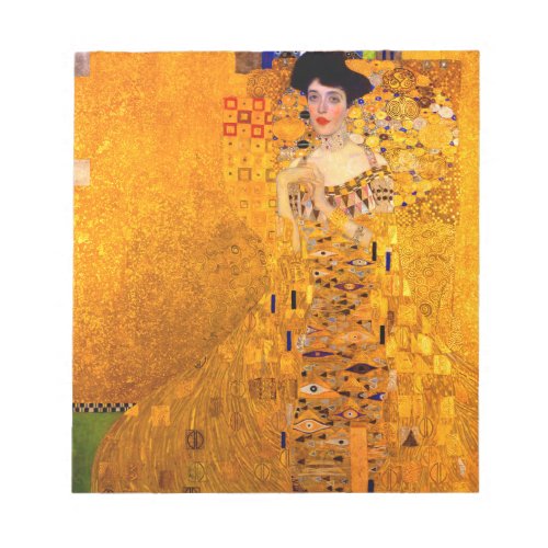 Gustav Klimt Portrait of Adele Bloch Bauer Notepad