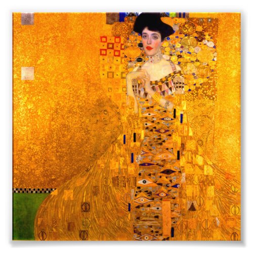 Gustav Klimt Portrait of Adele Bloch Bauer Photo Print