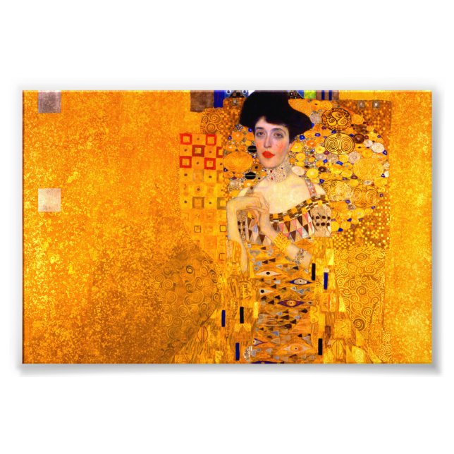 Gustav Klimt Portrait of Adele Bloch Bauer Photo Print (Front)