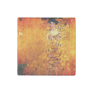 Gustav Klimt Portrait of Adele Bloch Bauer Stone Magnet