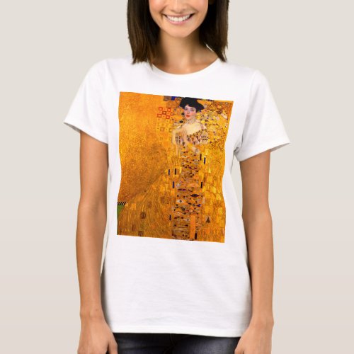 Gustav Klimt Portrait of Adele Bloch Bauer T_Shirt