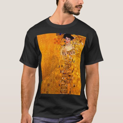 Gustav Klimt Portrait of Adele Bloch Bauer T_Shirt