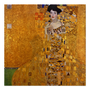 Gustav Klimt Portrait of Adele GalleryHD Vintage Poster