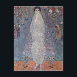 Gustav Klimt- Portrait of Baroness Bachofen-Echt Postcard<br><div class="desc">This Japonism, Art Nouveau (Modern) portrait masterpiece titled, Portrait of Baroness Elisabeth Bachofen-Echt is made by the famous painter, Gustav Klimt using oil on canvas in 1916. Gustav Klimt was an Austrian symbolist painter and one of the most prominent members of the Vienna Secession movement. Klimt is noted for his...</div>