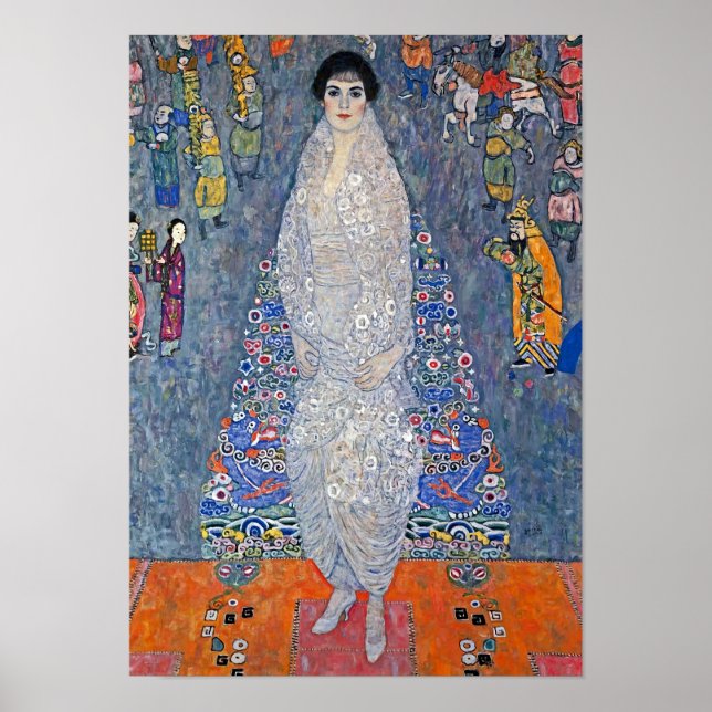 Gustav Klimt Portrait of Elisabeth Lederer Poster (Front)