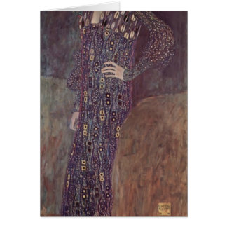 Gustav Klimt- Portrait of Emilie Flöge Cards