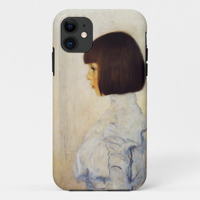 Gustav Klimt Portrait of Helene Klimt iPhone Case (Back)