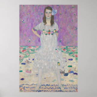 Gustav Klimt - Portrait of Mäda Primavesi Poster