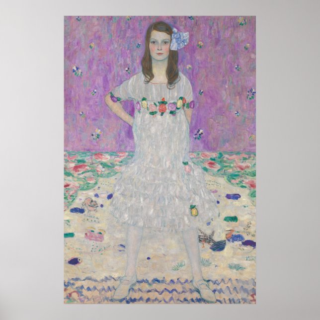 Gustav Klimt - Portrait of Mäda Primavesi Poster (Front)