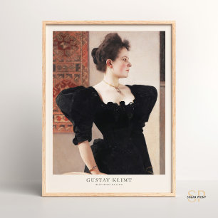 Gustav Klimt Portrait of Marie Breunig Painting Poster