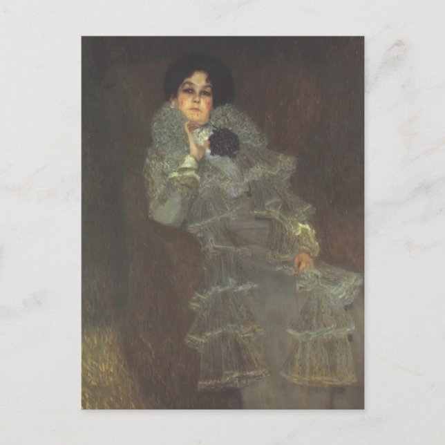 Gustav Klimt- Portrait of Marie Henneberg Postcard (Front)