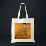 Gustav Klimt Portrait Tote Bag<br><div class="desc">This popular Klimt painting is entitled "Adele Bloch-Bauer's Portrait" and was painted in 1907. Gustav Klimt (July 14, 1862 – February 6, 1918) was an Austrian symbolist painter and one of the most prominent members of the Vienna Secession movement. Klimt is noted for his paintings, murals, sketches, and other objets...</div>