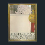 Gustav Klimt: Poster for the First Art Exhibition Postcard<br><div class="desc">This Art Nouveau (Modern), poster masterpiece titled, Poster for the First Art Exhibition of the Secession Art Movement was made by Gustav Klimt using the lithography technique in 1898. Gustav Klimt was an Austrian symbolist painter and one of the most prominent members of the Vienna Secession movement. Klimt is noted...</div>