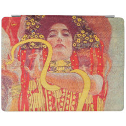 Gustav Klimt Red Woman Gold Snake Painting iPad Smart Cover