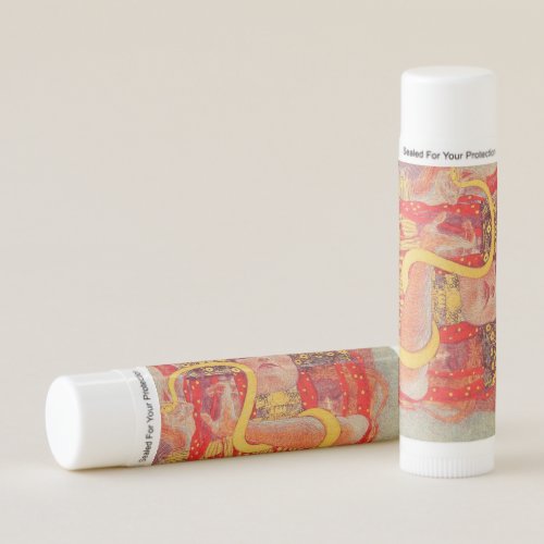 Gustav Klimt Red Woman Gold Snake Painting Lip Balm