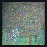 Gustav Klimt - Rosebushes under the Trees Acrylic Print<br><div class="desc">Rosebushes under the Trees / Roses under the Trees by Gustav Klimt in 1905</div>