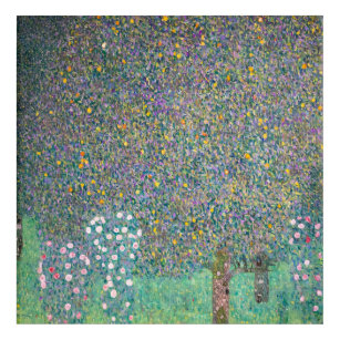 Gustav Klimt - Rosebushes under the Trees Acrylic Print