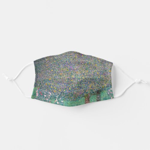 Gustav Klimt _ Rosebushes under the Trees Adult Cloth Face Mask