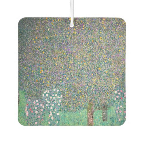 Gustav Klimt _ Rosebushes under the Trees Air Freshener