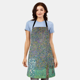 Gustav Klimt - Rosebushes under the Trees Apron