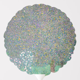 Gustav Klimt - Rosebushes under the Trees Balloon