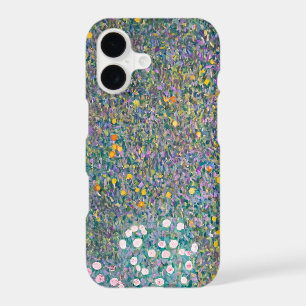 Gustav Klimt - Rosebushes under the Trees iPhone 17 Case