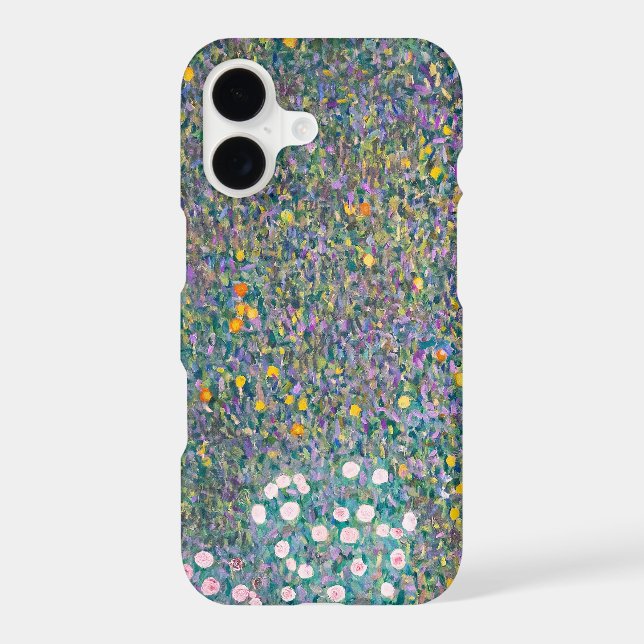 Gustav Klimt - Rosebushes under the Trees Case-Mate iPhone Case (Back)